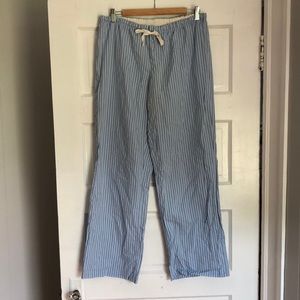 GapBody blue striped pajama pants